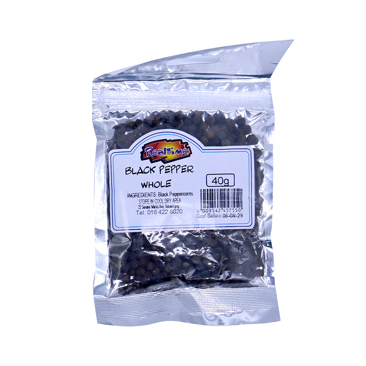 REALTIME BLACK PEPPER WHOLE 40G