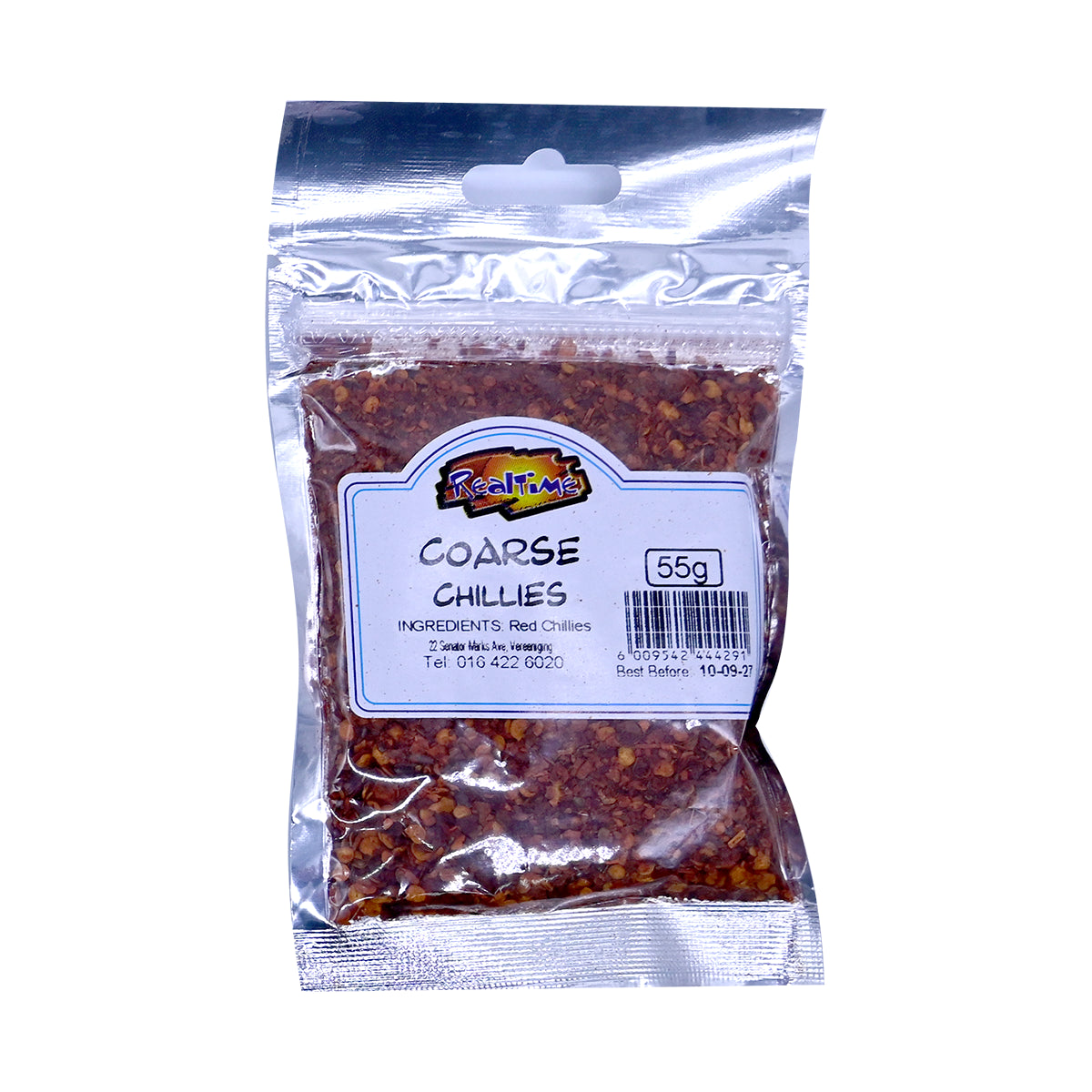 REALTIME SPICE COARSE CHILLIES 55G