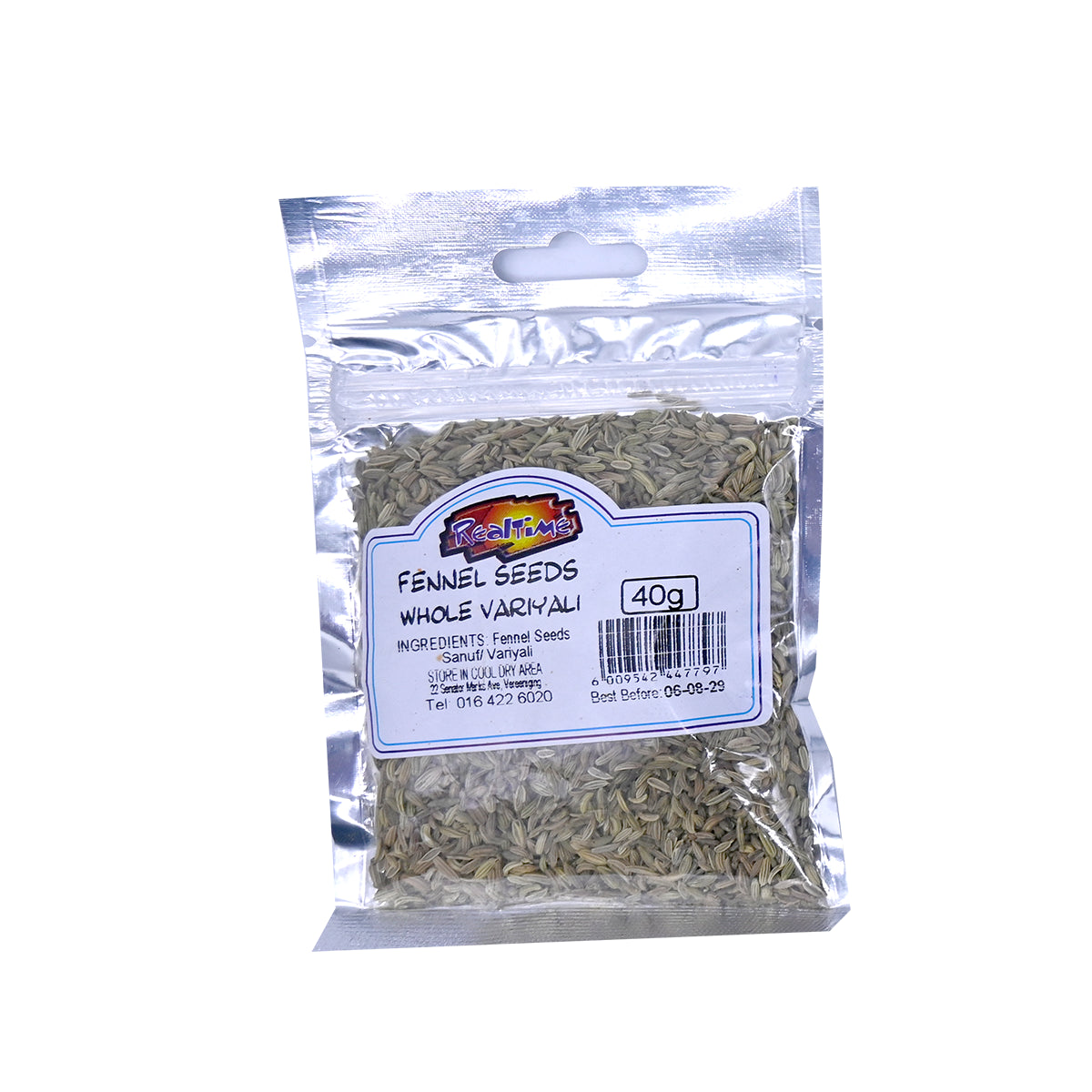 REALTIME SPICE FENNEL SEEDS WHOLE VARIYALI 40G