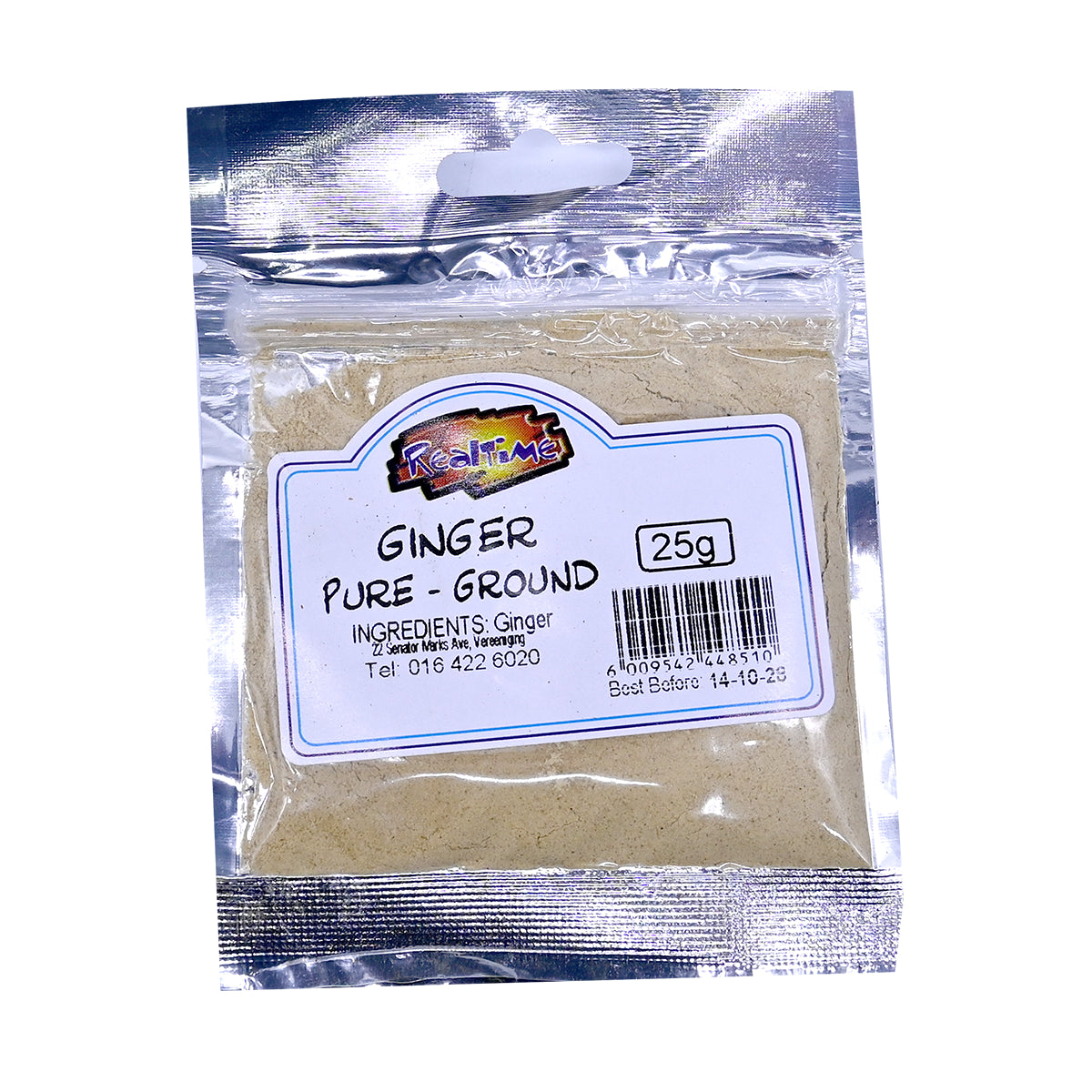 REALTIME SPICE GINGER PURE GROUND 25G