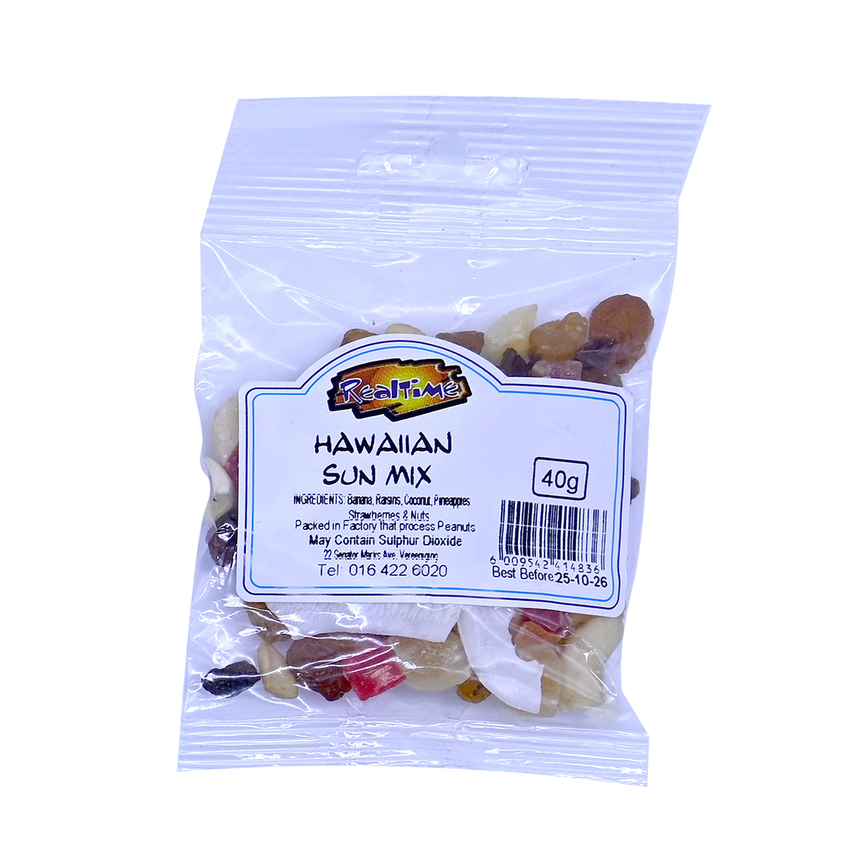 REALTIME SNACK HAWAIIAN SUN MIX 40G