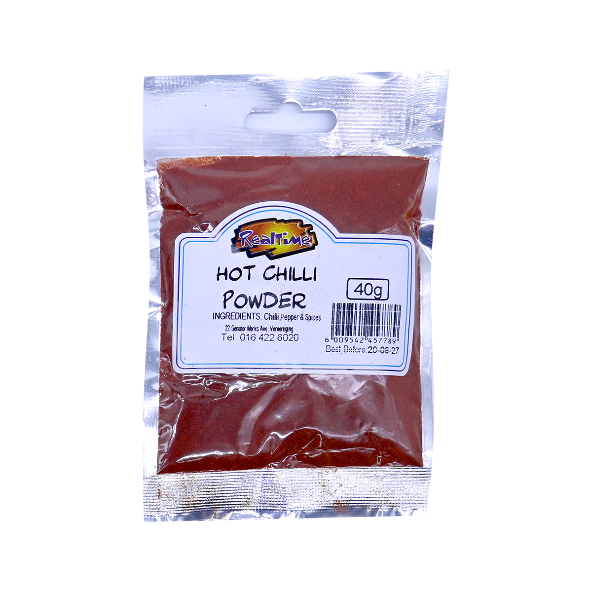 REALTIME SPICE HOT CHILLI POWDER 40G