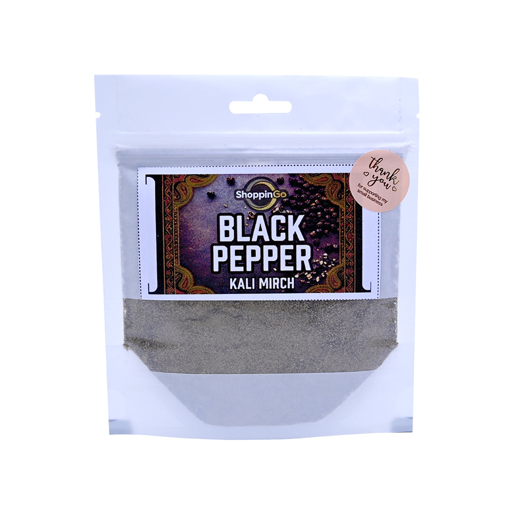 FINE BLACK PEPPER KALI MIRCH 50G
