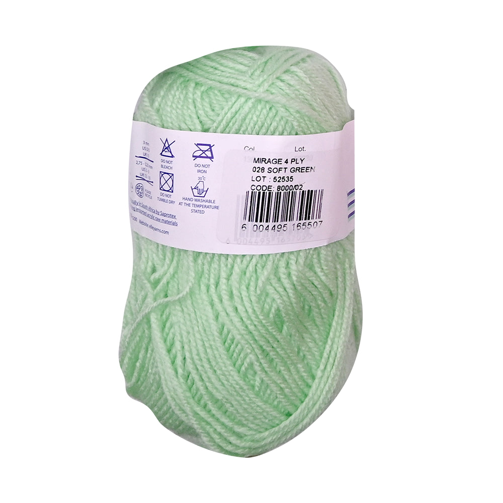 WOOL SOFT GREEN 25G