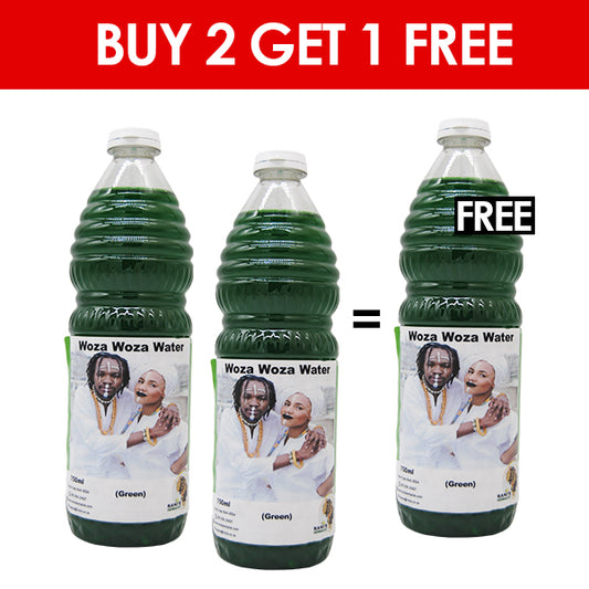 Woza woza water: Green 750ml x3