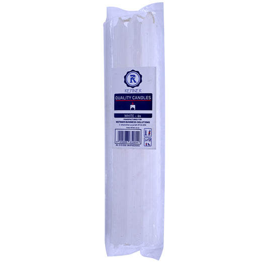 Refiner White Candles (6 Pack)