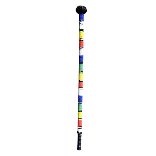 727 STICK KNOB WOODEN FULL BEADED 1M