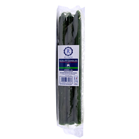 Refiner Green Candles 9 (6 Pack)