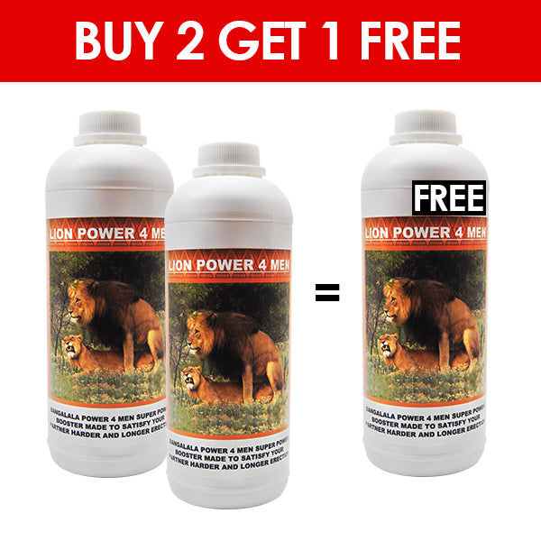 Lion Power For Men - 1litre x3