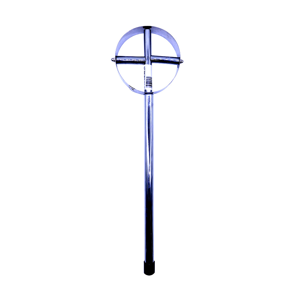 727 STICK SILVER CROSS WITH RING 40CM