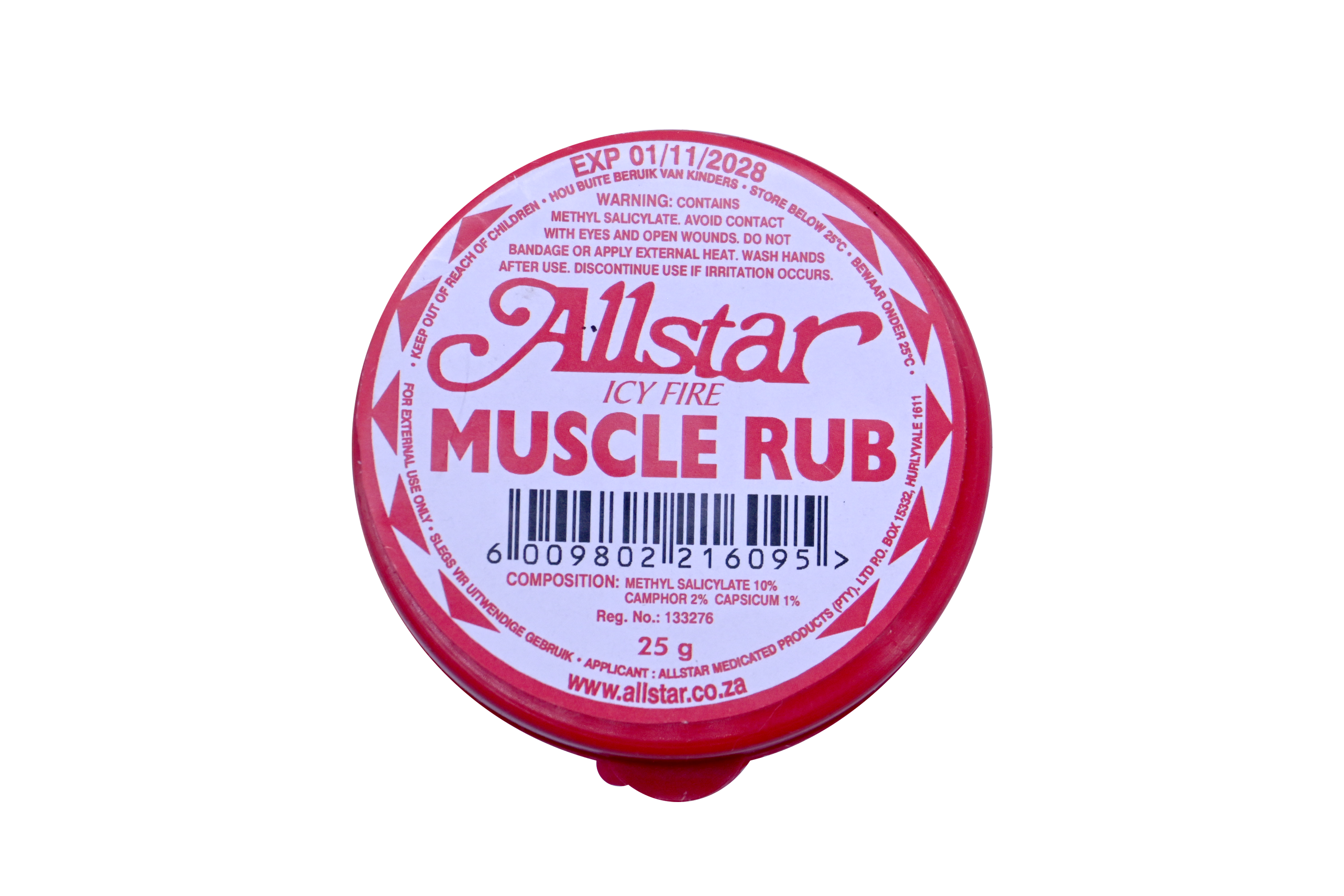 Allstar Icy Fire Muscle Rub 25G