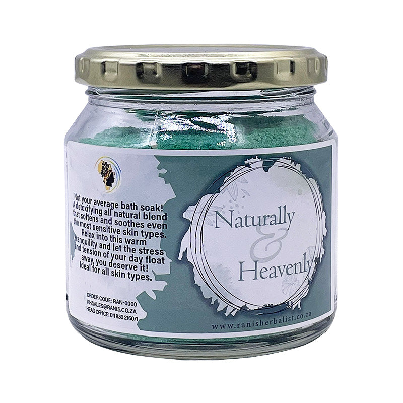 Bath Salt - Naturally and Heavenly | Colour: Green | Natural Bath Salts