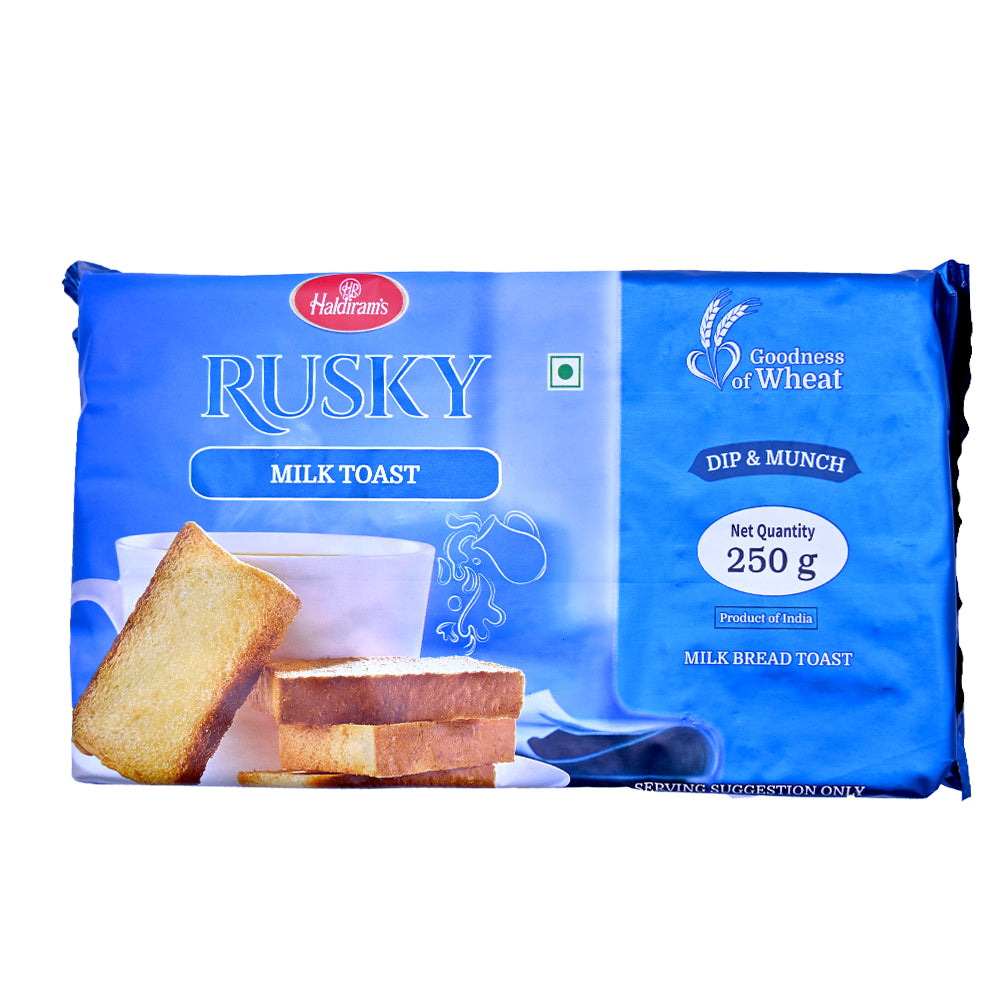 TOAST BREAD RUSKY HR MILK 250G