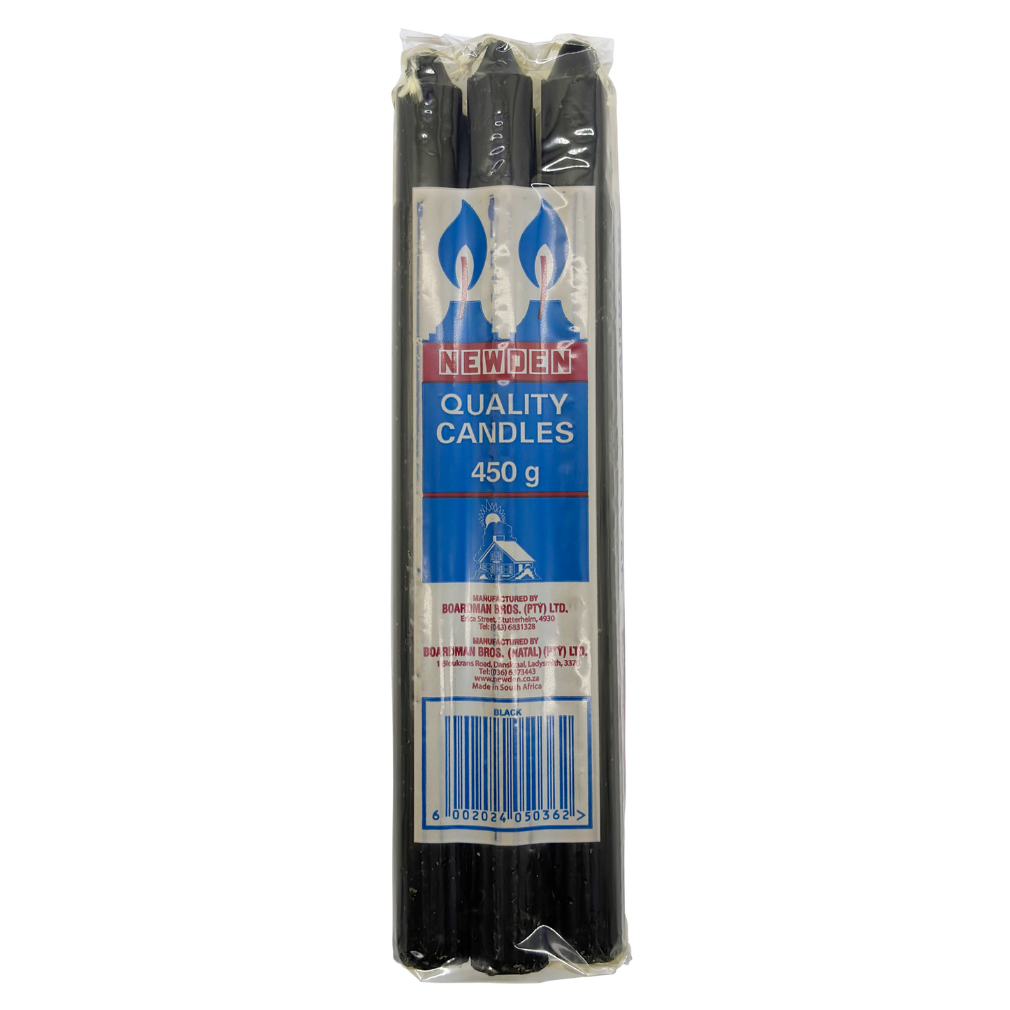 Black Newden Candle pack of 6