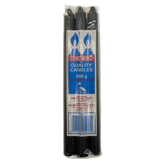 Black Newden Candle pack of 6