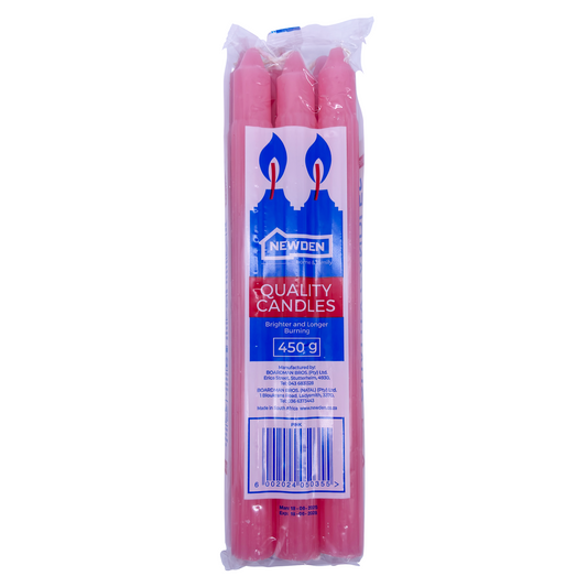 Pink Newden Candle pack of 6