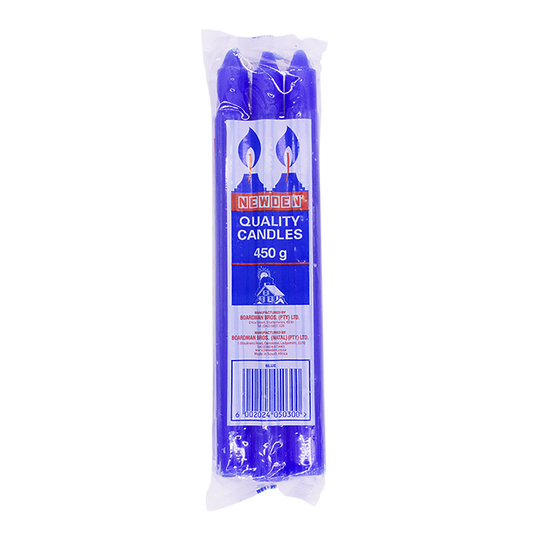 Blue Newden Candle Pack of Six