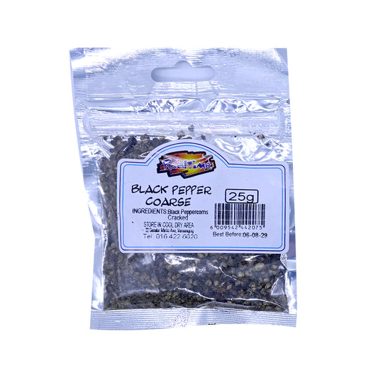REALTIME SPICE BLACK PEPPER COARSE 35G