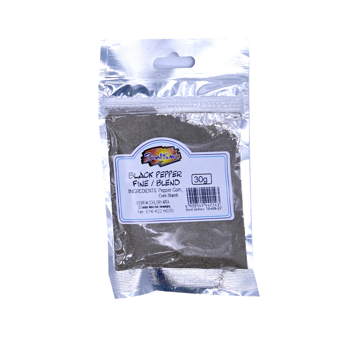 REALTIME SPICE BLACK PEPPER FINE N BLEND 50G