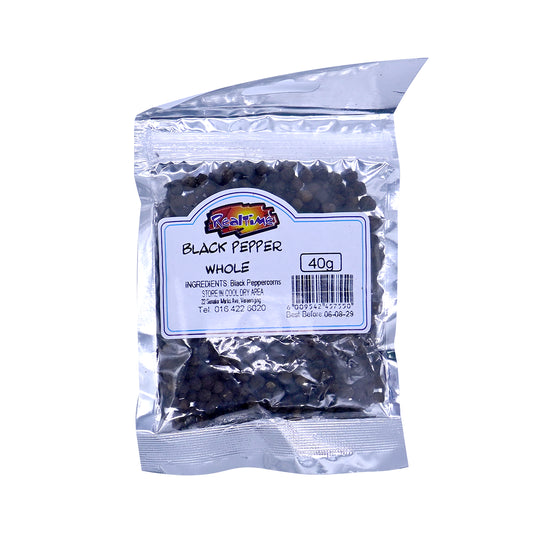 REALTIME BLACK PEPPER WHOLE 40G