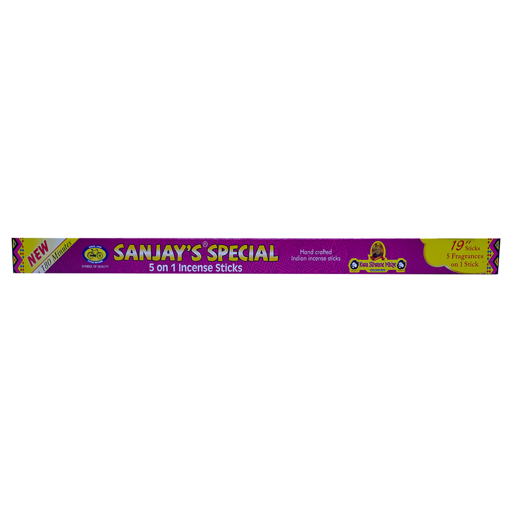 LUCKY STICK SANJAYS SPECIAL 5 ON 1 INCENSE 1 x LARGE