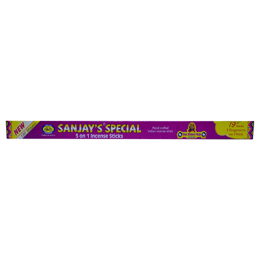 LUCKY STICK SANJAYS SPECIAL 5 ON 1 INCENSE 1 x LARGE