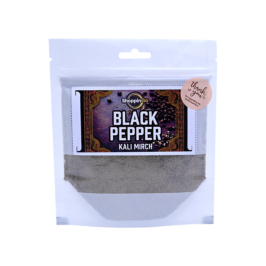 FINE BLACK PEPPER KALI MIRCH 50G