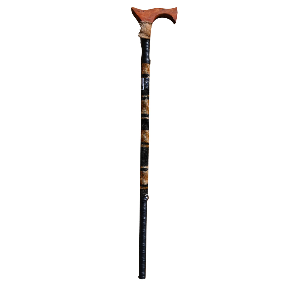 727 STICK KNOB WOODEN FULL BEADED 1M