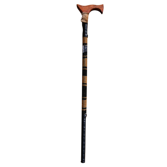 727 STICK KNOB WOODEN FULL BEADED 1M