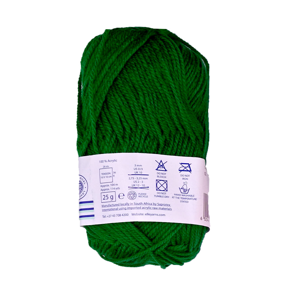 WOOL GREEN 25G