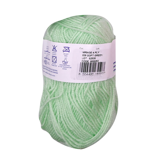 WOOL SOFT GREEN 25G